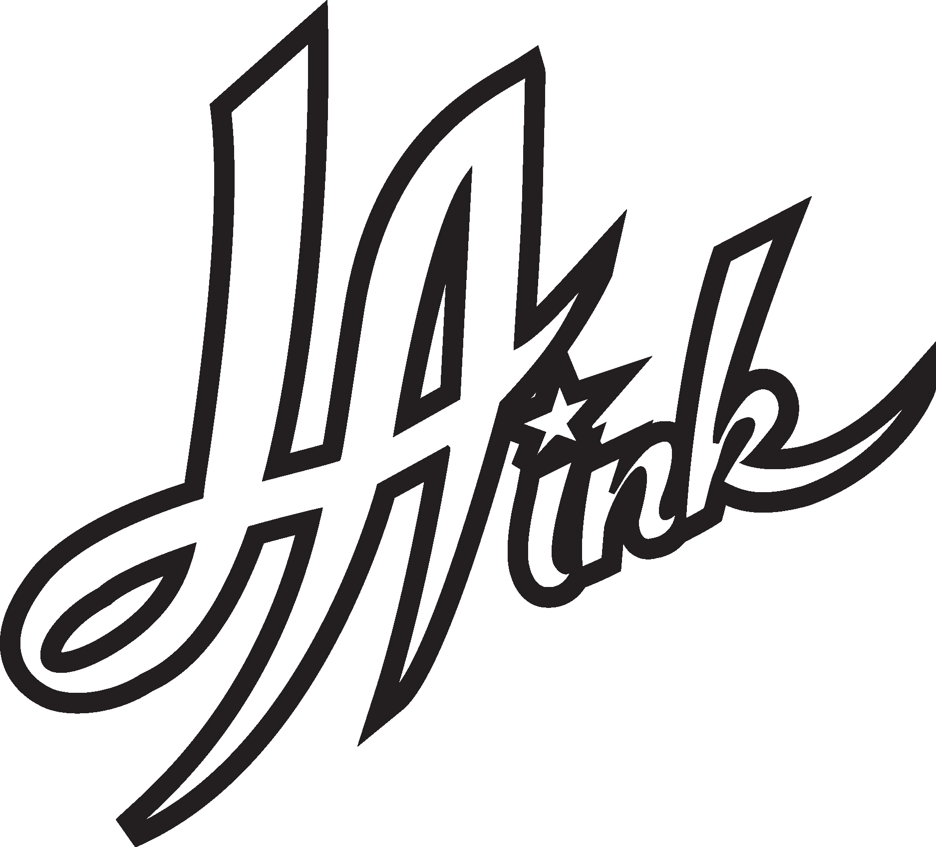 LA INK Logo Vector Logo
